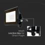 Black LED Floodlights - Samsung - IP65 - 10W - 735 Lumens - 4000K - 5 Years