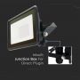 Black LED Floodlights - Samsung - IP65 - 20W - 1510 Lumens - 6500K - 5 Years