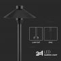 Outdoor Lighting - Garden Spikes Lights - Samsung - IP65 - Black - 7 Watts - 420 Lumens - 4000K