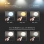 Designer Ceiling Lights - Color Changing Remote Control - IP20 - White - 60W - 6000 Lumens - 3IN1