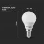 E14 LED Bulbs - Samsung - IP20 - White - 4.5W- 470 Lumens - 6500K - 5 Years