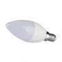 E14 LED Lampen - Kaars - Samsung - IP20 - Wit - 4.5W - 470 Lumen - 3000K - 5 Jaar