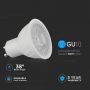 GU10 Dimmable LED Spotlights - Lens 38° - Samsung - IP20 - White - 6W - 445 Lumens - 3000K - 5 Years