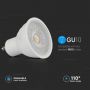 GU10 Dimmable LED Spotlights - Lens 110° - Samsung - IP20 - White - 6W - 445 Lumens - 3000K - 5 Years