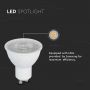 GU10 Dimmable LED Spotlights - Lens 110° - Samsung - IP20 - White - 6W - 445 Lumens - 4000K - 5 Years