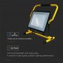 LED Floodlights with H Stand - Samsung - Black+Yellow - IP65 - 100W - 8200 Lumens - 6500K - 5 Years