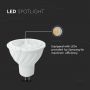 MR16 LED Spotlights - Lens 110° - Samsung - IP20 - White - 6W - 455 Lumens - 6500K - 5 Years