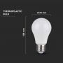 E27 Witte LED Lampen - GLS - Samsung - IP20 - 8.5W - 806 Lumen - 3000K - 5 Jaar