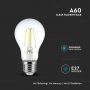 E27 Transparent LED Bulbs - Clear - GLS - IP20 - 8W - 720 Lumens - 3000K