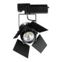 LED Tracklights -  Shutter Tracklights - Samsung - IP20 - Black - 33 Watts - 3000 Lumens - 3000K - 5 Years