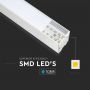 LED Slim Linear Lights - Samsung - IP20 - White - 40W - 3360 Lumens - 4000K - 5 Years