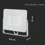 White LED Floodlights - Samsung - IP65 - White - 50W- 4000 Lumens - 3000K - 5 Years