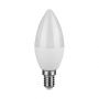 Witte LED Lampen - Kaars - E14 - IP20 - 3.7W - 320 Lumen - 6500K