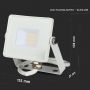 White LED Floodlights - Samsung - IP65 - 10W - 735 Lumens - 3000K - 5 Years