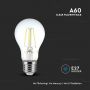 10 Pack E27 Transparent LED Bulbs - Filament - A60 - IP20 - 6W - 600 Lumens - 3000K