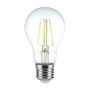 10 Pack E27 Transparent LED Bulbs - Filament - A60 - IP20 - 6W - 600 Lumens - 3000K