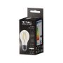 LED Bulbs - A60 E27 - IP20 - Transparent - 6 Watts - 600 Lumens - 4000K - 2 Years