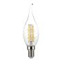 LED Bulbs - Candle E14 - IP20 - Transparent - 4 Watts - 400 Lumens - 3000K - 2 Years - Model No: - VT-1995-N