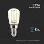 LED Bulbs - ST26 E14 - IP20 - Transparent - 2 Watts - 200 Lumens - 3000K - 2 Years