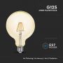 LED Bulbs - G125 Globe E27 - IP20 - Amber - 4 Watts - 550 Lumens - 2200K - 2 Years