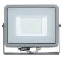 Graue LED-Flutlichtstrahler - Samsung - IP65 - 50W - 4000 Lumen - 4000K - 5 Jahre