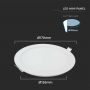 Round LED Mini Panels - Premium Series - IP20 - White - 12W - 1160 Lumens - 2700K