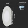 Round LED Mini Panels - Premium Series - IP20 - White - 18W - 1400 Lumens - 4000K