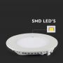 Round LED Mini Panels - Premium Series - IP20 - White - 18W - 1400 Lumens - 4000K