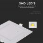 Square LED Mini Panels - Premium Series - IP20 - White - 12W - 1160 Lumens - 6400K