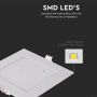 Square LED Mini Panels - Premium Series - IP20 - White - 18W - 1400 Lumens - 4000K