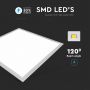 White LED Panels - 60x60 - IP20 - 40W - 4950 Lumens - 6500K 6 Pcs/Pack