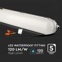 Réglettes LED blanches - Série 120lm/w - Samsung - IP65 - 70W - 8400 Lumens - 4000K - 5 ans - 150CM