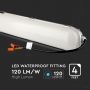 Réglettes LED blanches - Série 120lm/w - Samsung - IP65 - 60W - 7200 Lumens - 6500K - 5 ans - 120CM