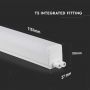 White LED Batten Fittings - Integrated - T5 - Samsung - IP20 - 16W - 1600 Lumens - 3000K - 5 Years