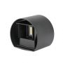 Appliques LED rondes - Bridgelux - Noir - IP65 - 5W - 700 Lumens - 4000K