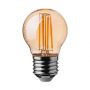 E27 LED Lampen - Amber - Golf - IP20 - 4W - 350 Lumen - 2200K