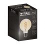 LED Bulbs - G95 Globe E27 - IP20 - Amber - 5 Watts - 300 Lumens - 1800K - 2 Years