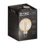 LED Bulbs - G125 Globe E27 - IP20 - Amber - 6 Watts - 400 Lumens - 1800K - 2 Years