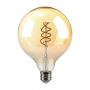 LED Bulbs - G125 Globe E27 - IP20 - Amber - 6 Watts - 400 Lumens - 1800K - 2 Years