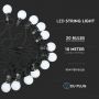 LED Bulbs for String Lights - DC:24V - IP44 - 10W - 960 Lumens - 6000K