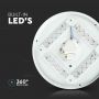 Designer Ceiling Lights - Color Changing Switch - IP20 - White - 12W - 1200 Lumens - 3IN1