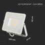 White LED Floodlights - 115lm/w - Samsung - IP65 - 50W - 5750 Lumens - 4000K - 5 Years