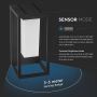 Solar Wall Lights - Grey - Samsung - IP65 - 2W - 220 Lumens - 3000K