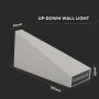 Triangle LED Wall Lights - IP65 - Grey - 4W - 476 Lumens - 4000K