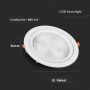 LED Adjustable Downlights - Samsung - IP20 - White - 10W - 1040 Lumens - 3000K - 5 Years