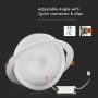 LED Adjustable Downlights - Samsung - IP20 - White - 10W - 1040 Lumens - 3000K - 5 Years