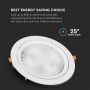 LED Adjustable Downlights - Samsung - IP20 - White - 10W - 1040 Lumens - 3000K - 5 Years