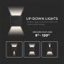 Square LED Wall Lights - Bridgelux - Black - IP65 - 11W - 1360 Lumens - 4000K