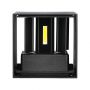 Square LED Wall Lights - Bridgelux - Black - IP65 - 11W - 1360 Lumens - 4000K