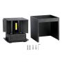 Square LED Wall Lights - Bridgelux - Black - IP65 - 11W - 1360 Lumens - 4000K